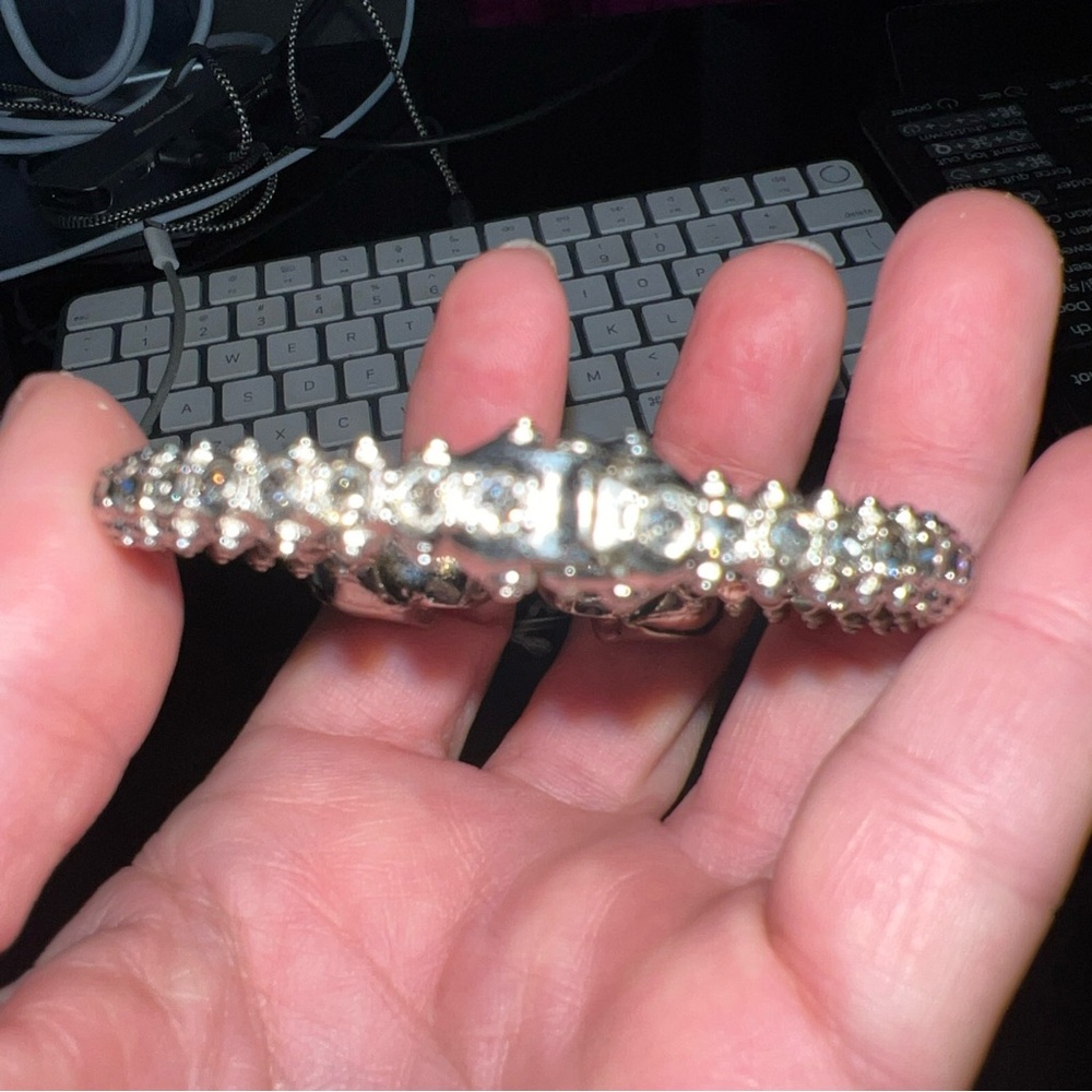 Alexander McQueen Silver Skull Bracelet - Picture 4 of 9